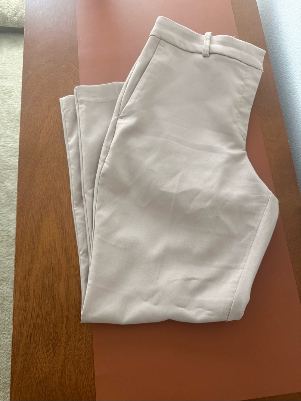 Women's Classic Slim Chino Pants in Light Beige